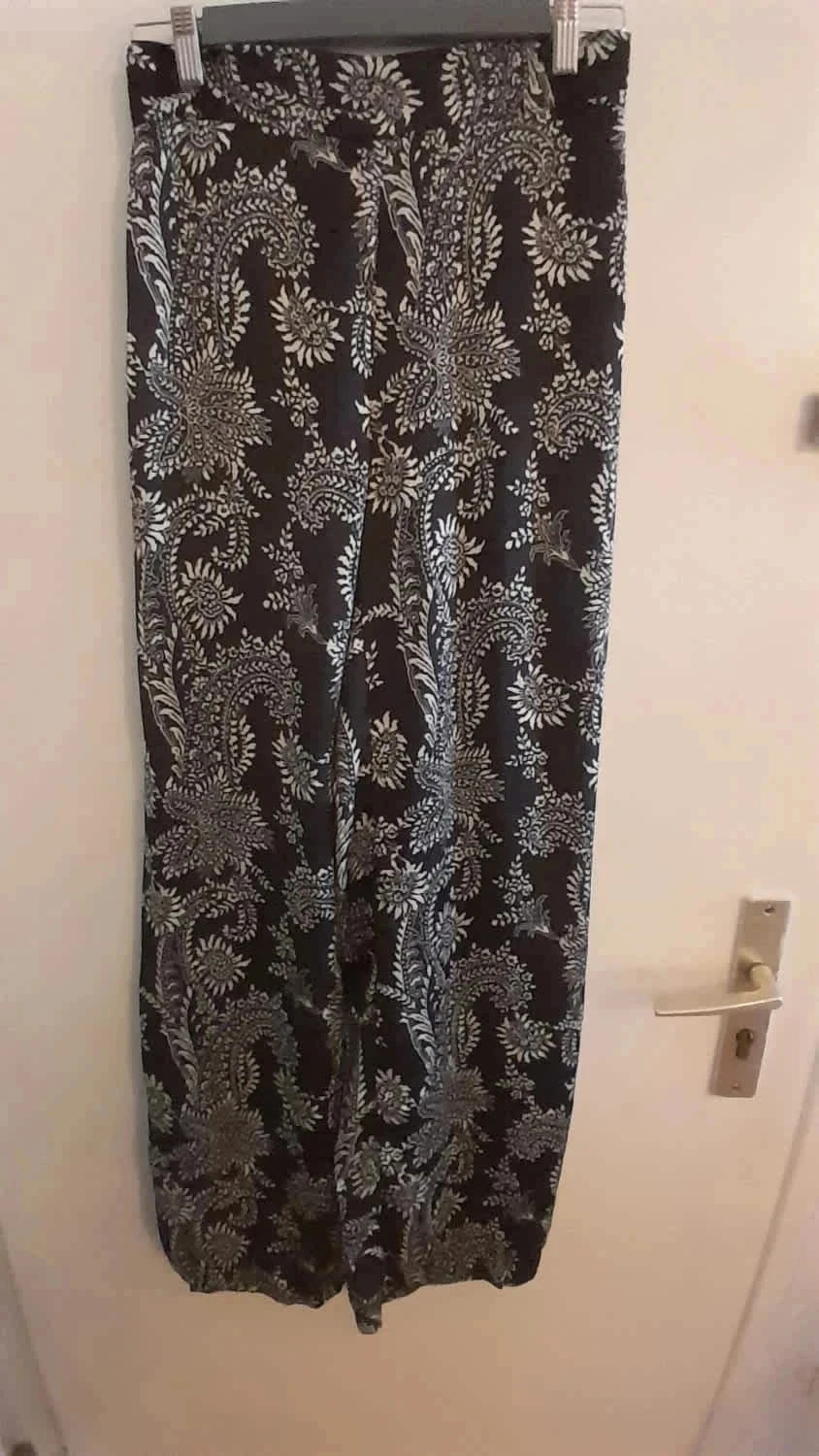 Zomerbroek, wijd, Boheemse stijl, maat 38 – photo 3